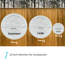 Load image into Gallery viewer, Statement Multidirectional Trimscape Circle - 48"