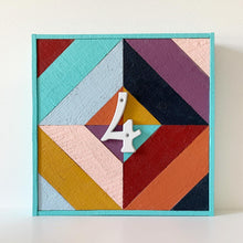 Load image into Gallery viewer, Wooden Quilt Number Signs