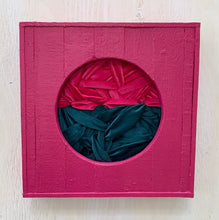 Load image into Gallery viewer, Woven In Wood Dark Pink and Blue
