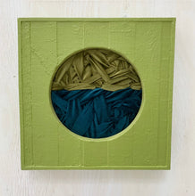 Load image into Gallery viewer, Woven In Wood Lime Green and Dark Green

