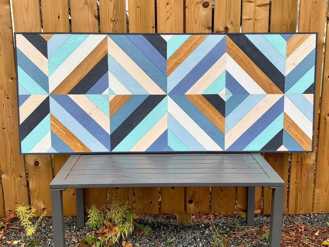 Wooden Quilt 2' x 5'